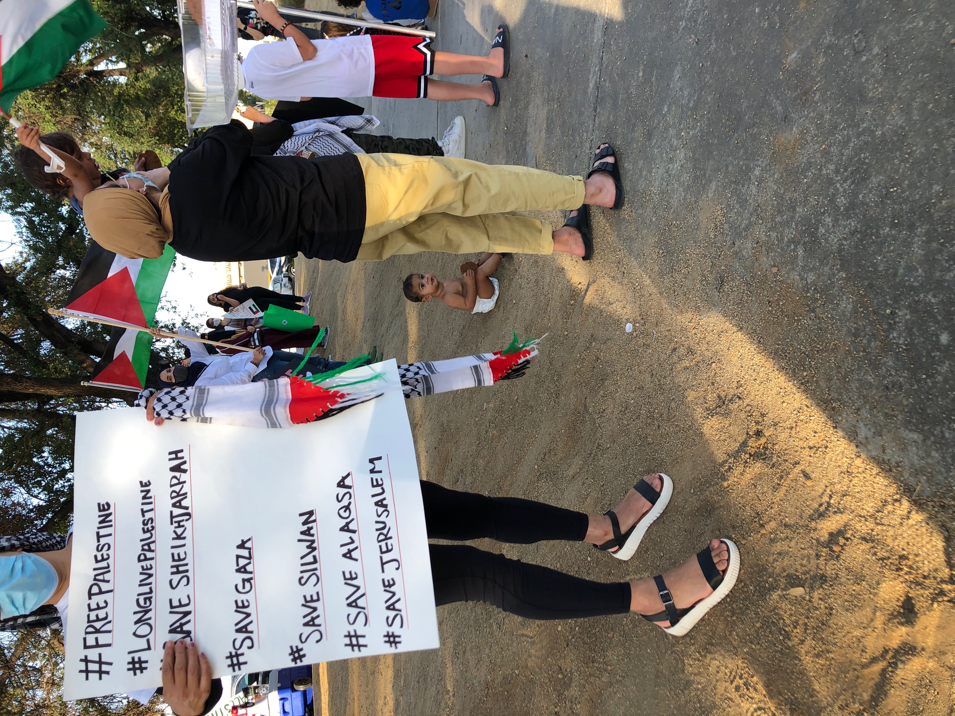 Protest for Palestine in Palm Desert